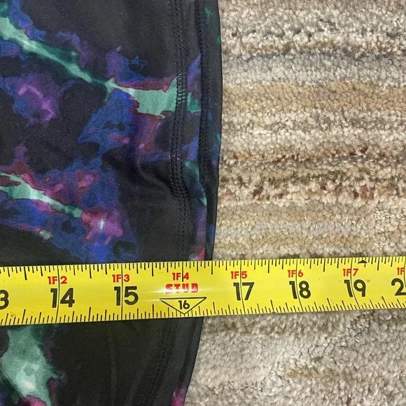 Ideology Black Multicolor Tiered Women's Skort - Picture 8 of 9